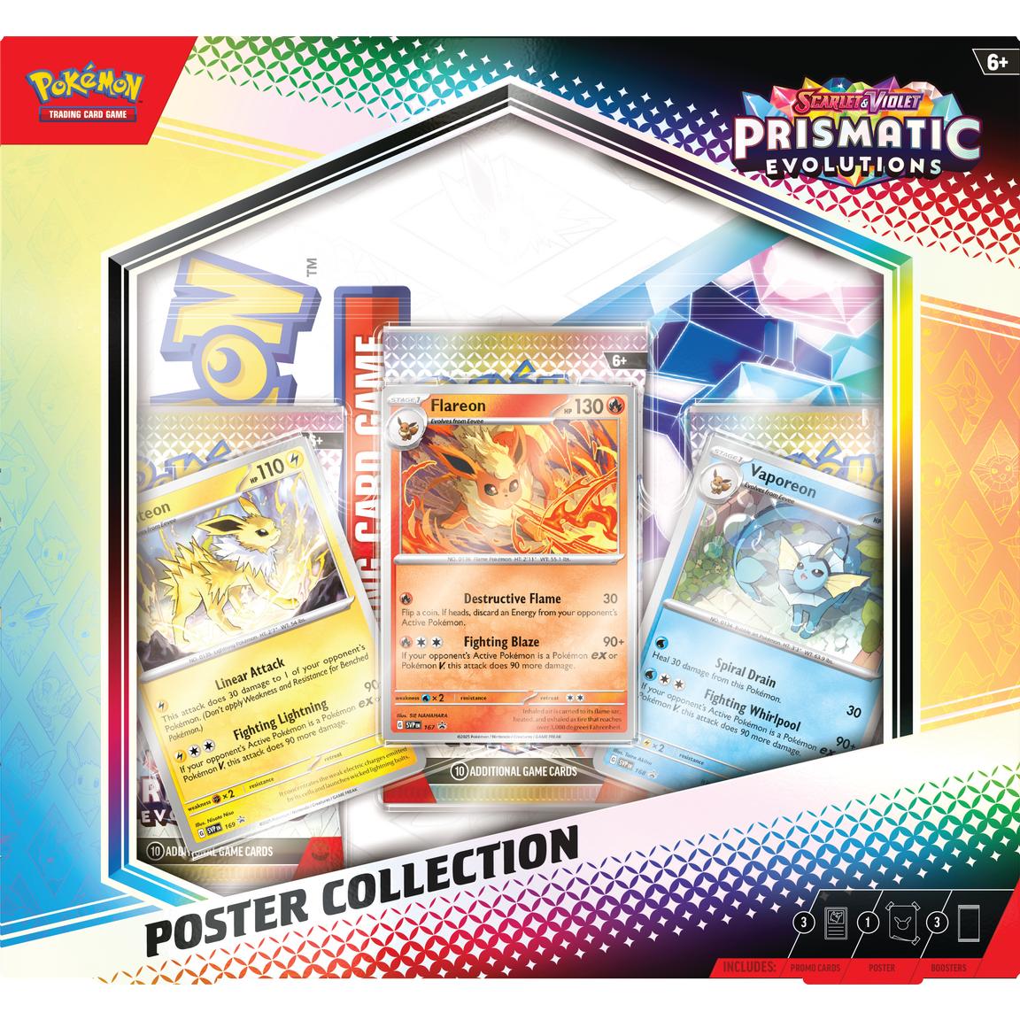 Pokemon Trading Card Game Prismatic Evolutions Poster Collection