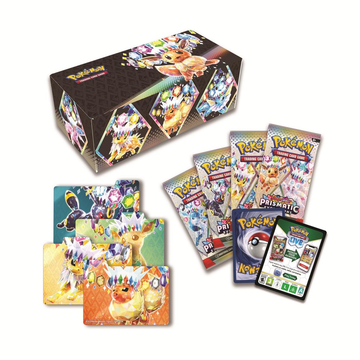 Pokemon Trading Card Game Prismatic Evolutions Surprise Box (Styles May Vary)